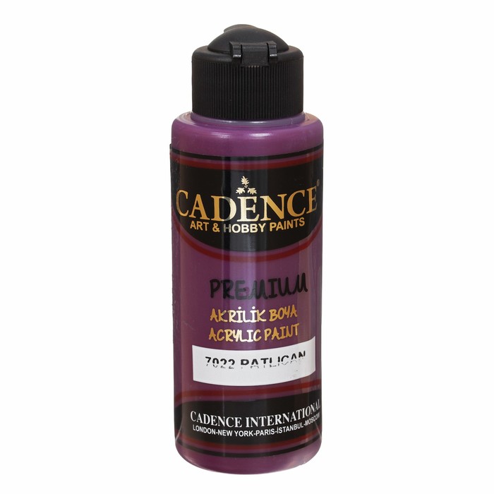 Краска акриловая, полуматовая Premium, 120 мл, цвет 7022