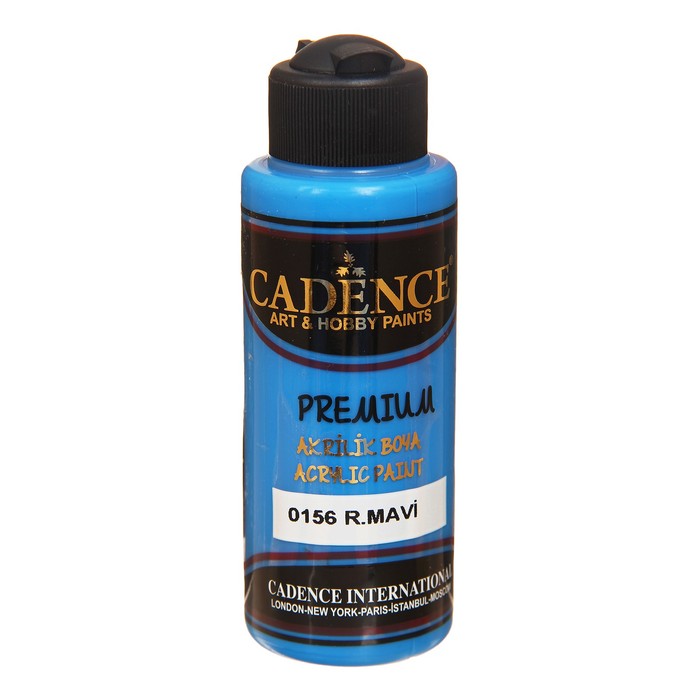 Краска акриловая, полуматовая Premium, 120 мл, цвет 0156
