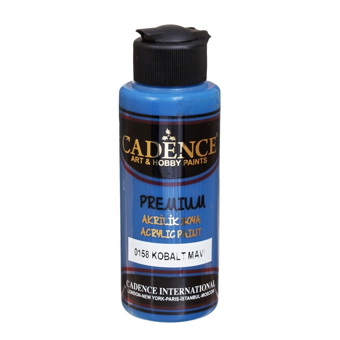 Краска акриловая, полуматовая Premium, 120 мл, цвет 0158