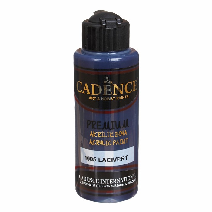 Краска акриловая, полуматовая Premium, 120 мл, цвет 1005