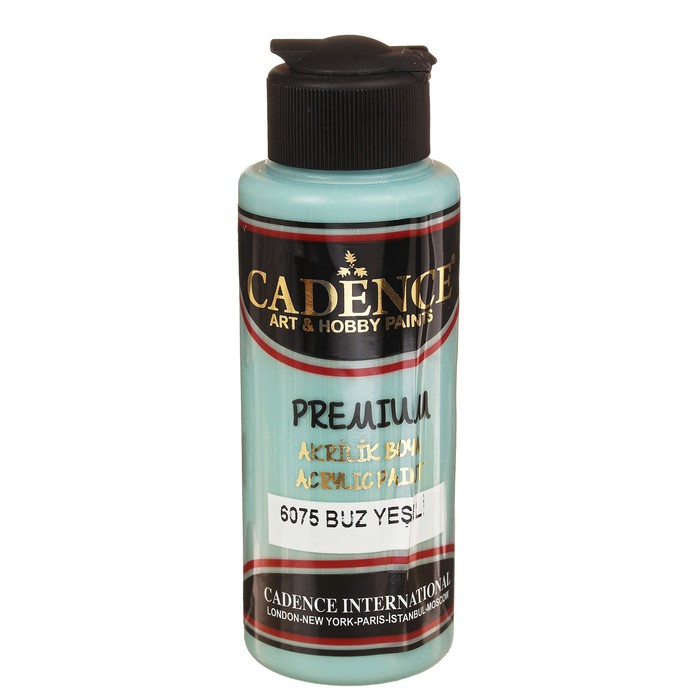 Краска акриловая, полуматовая Premium, 120 мл, цвет 6075