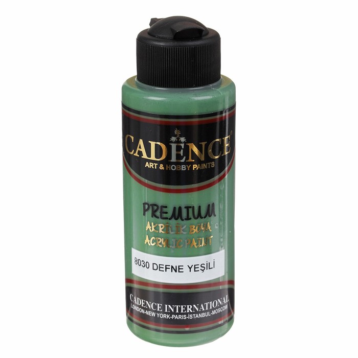 Краска акриловая, полуматовая Premium, 120 мл, цвет 8030