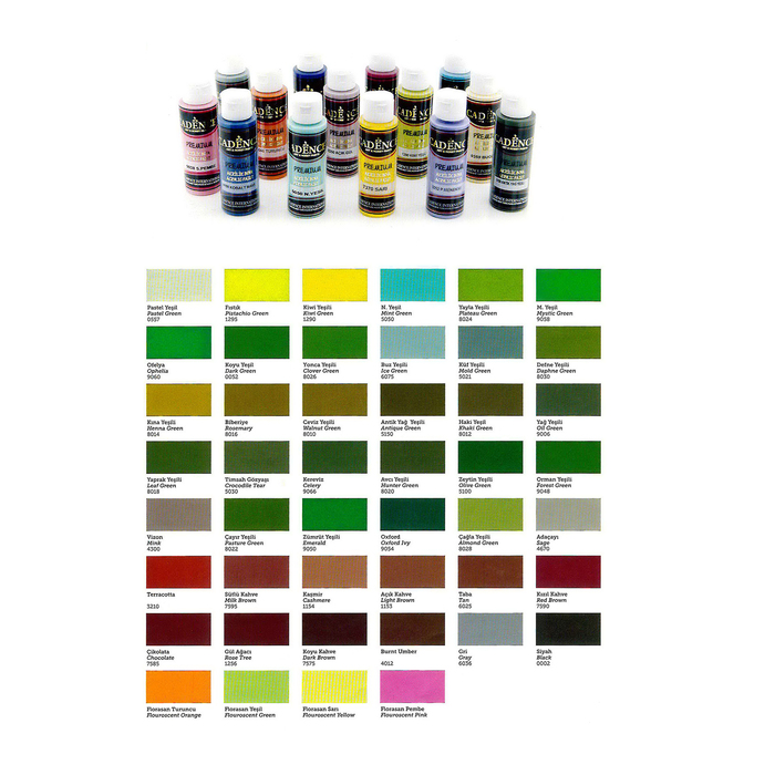 Краска акриловая, полуматовая Premium, 120 мл, цвет 5150