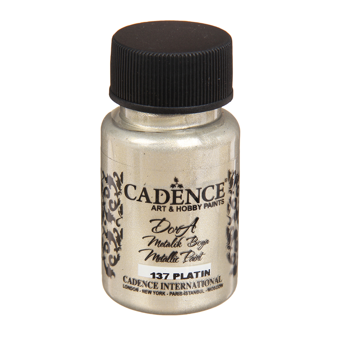 Краска акриловая, металлик, "Dora", бриллиантовый блеск, 50 мл, цвет 137