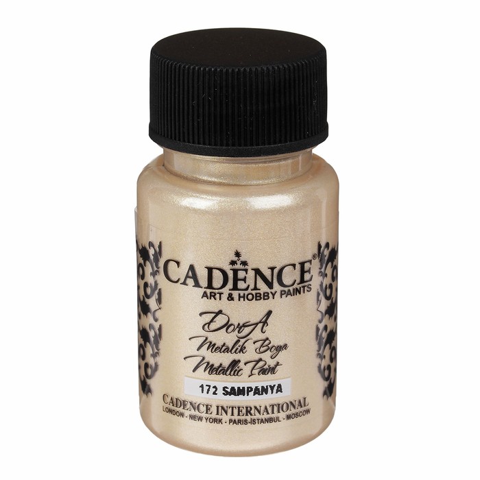 Краска акриловая, металлик, "Dora", бриллиантовый блеск, 50 мл, цвет 172