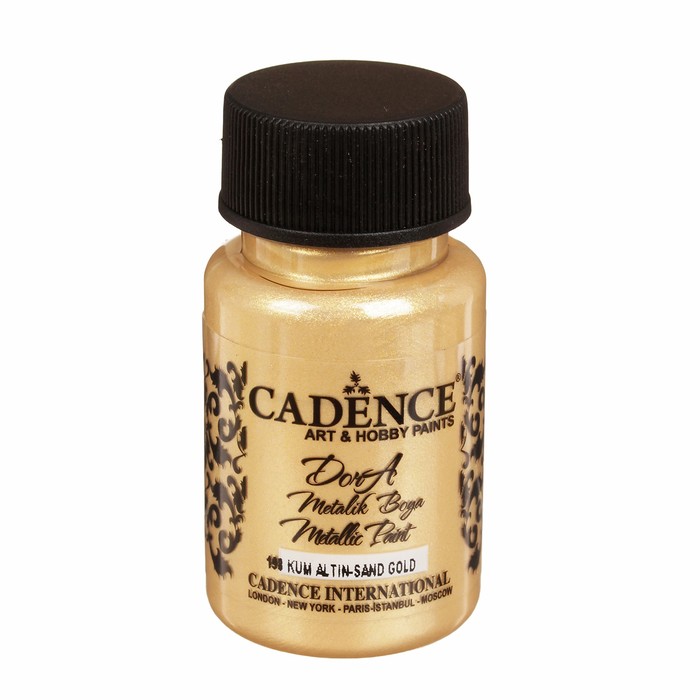 Краска акриловая, металлик, "Dora", бриллиантовый блеск, 50 мл, цвет 198