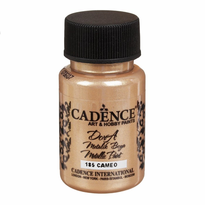 Краска акриловая, металлик, "Dora", бриллиантовый блеск, 50 мл, цвет 185
