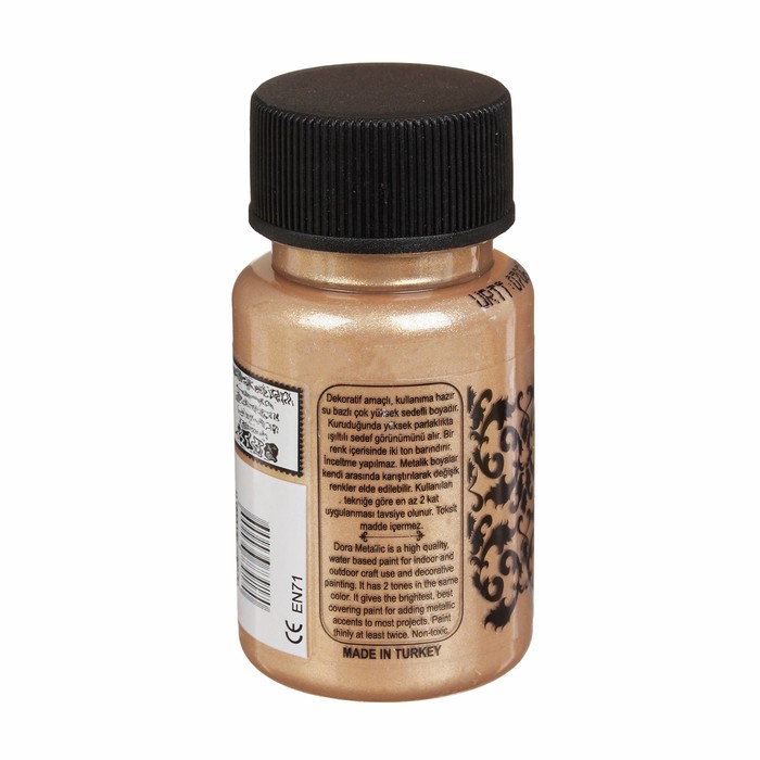 Краска акриловая, металлик, "Dora", бриллиантовый блеск, 50 мл, цвет 185