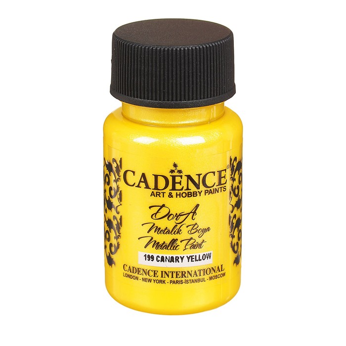 Краска акриловая, металлик, "Dora", бриллиантовый блеск, 50 мл, цвет 199