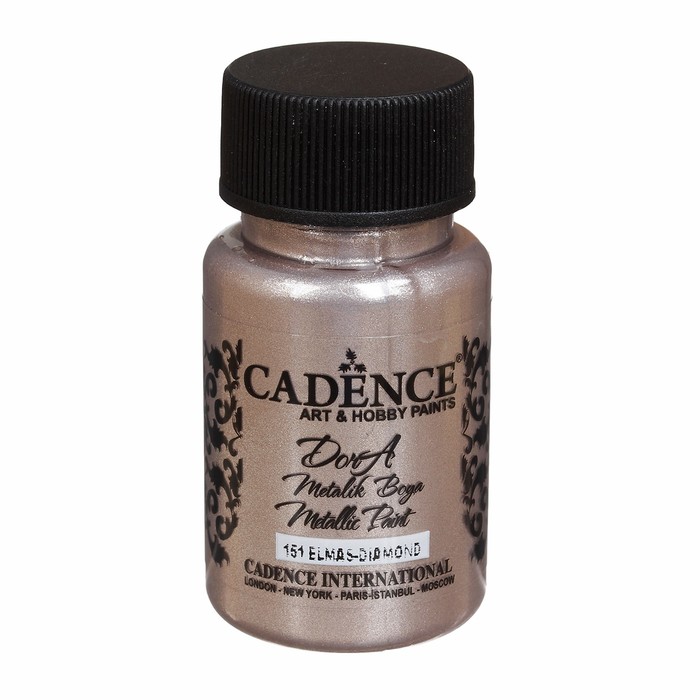 Краска акриловая, металлик, "Dora", бриллиантовый блеск, 50 мл, цвет 151