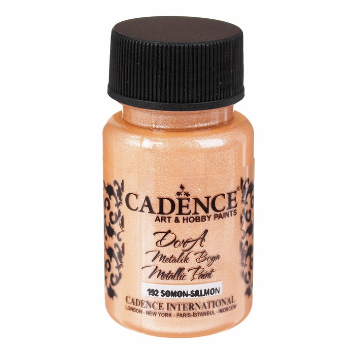 Краска акриловая, металлик, "Dora", бриллиантовый блеск, 50 мл, цвет 192