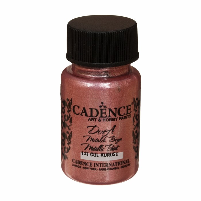 Краска акриловая, металлик, "Dora", бриллиантовый блеск, 50 мл, цвет 143