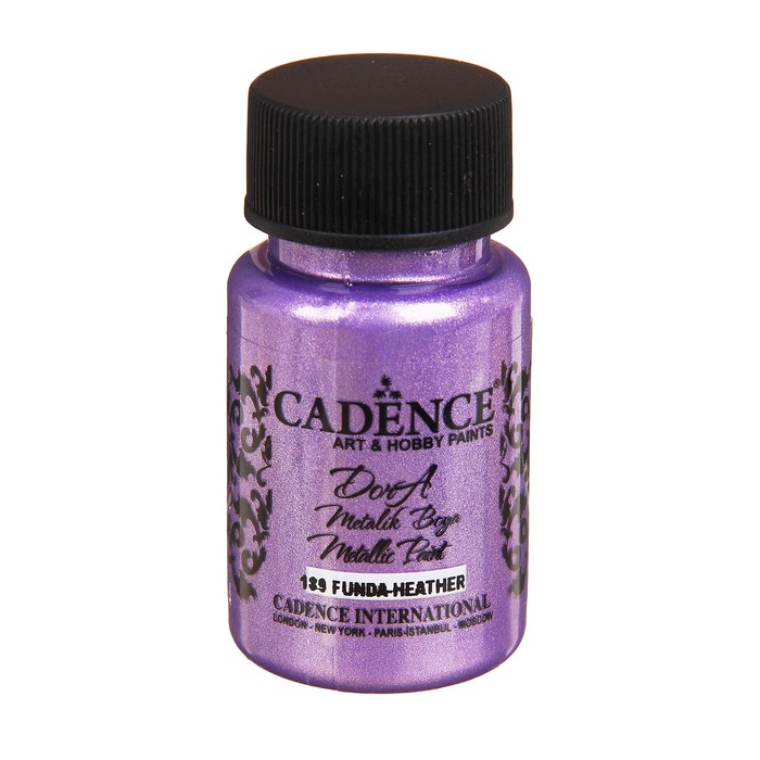 Краска акриловая, металлик, "Dora", бриллиантовый блеск, 50 мл, цвет 189