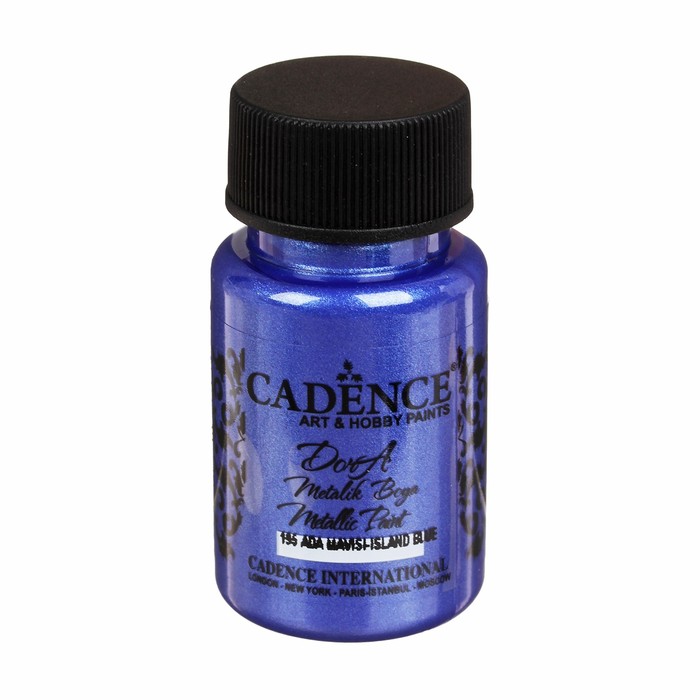 Краска акриловая, металлик, "Dora", бриллиантовый блеск, 50 мл, цвет 195