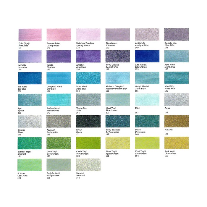 Краска акриловая, металлик, "Dora", бриллиантовый блеск, 50 мл, цвет 141