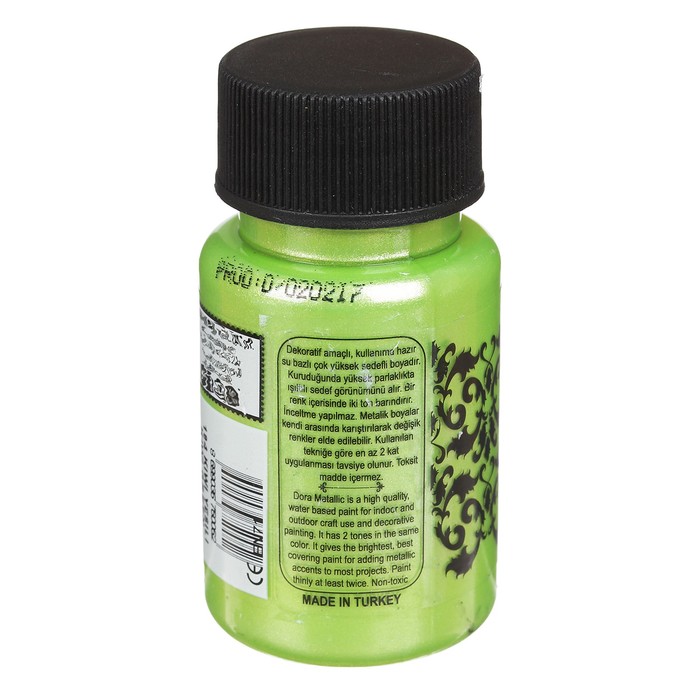 Краска акриловая, металлик, "Dora", бриллиантовый блеск, 50 мл, цвет 194