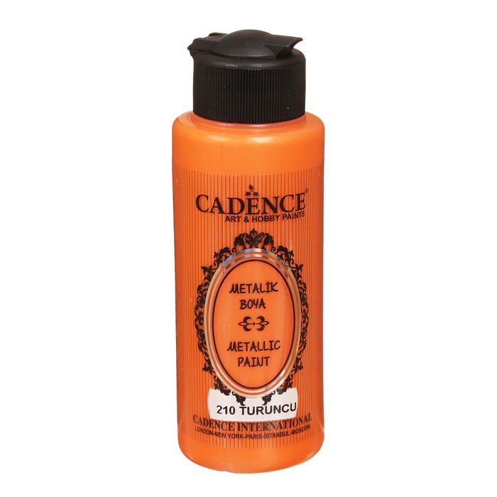 Краска акриловая, металлик, перламутровый блеск, 120 мл, цвет 210