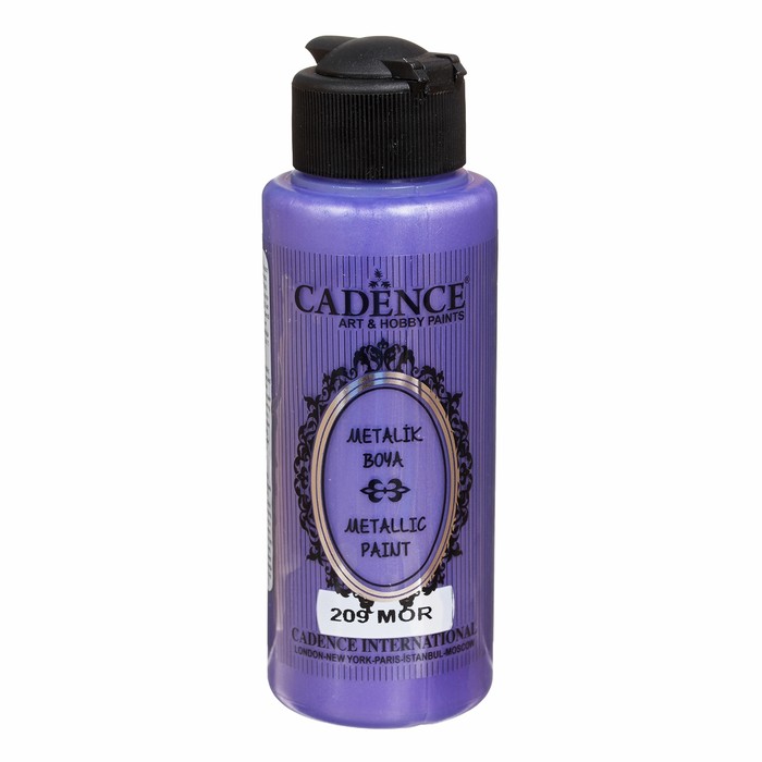 Краска акриловая, металлик, перламутровый блеск, 120 мл, цвет 209