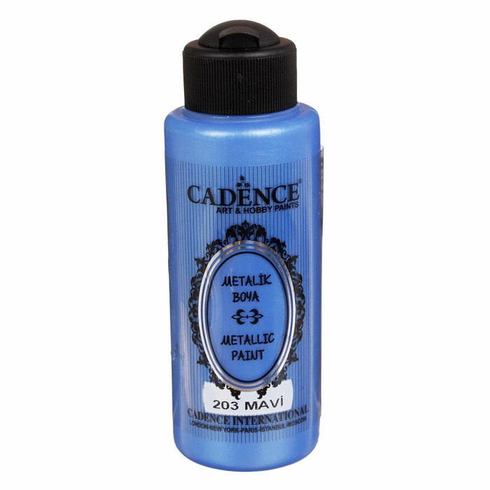 Краска акриловая, металлик, перламутровый блеск, 120 мл, цвет 203