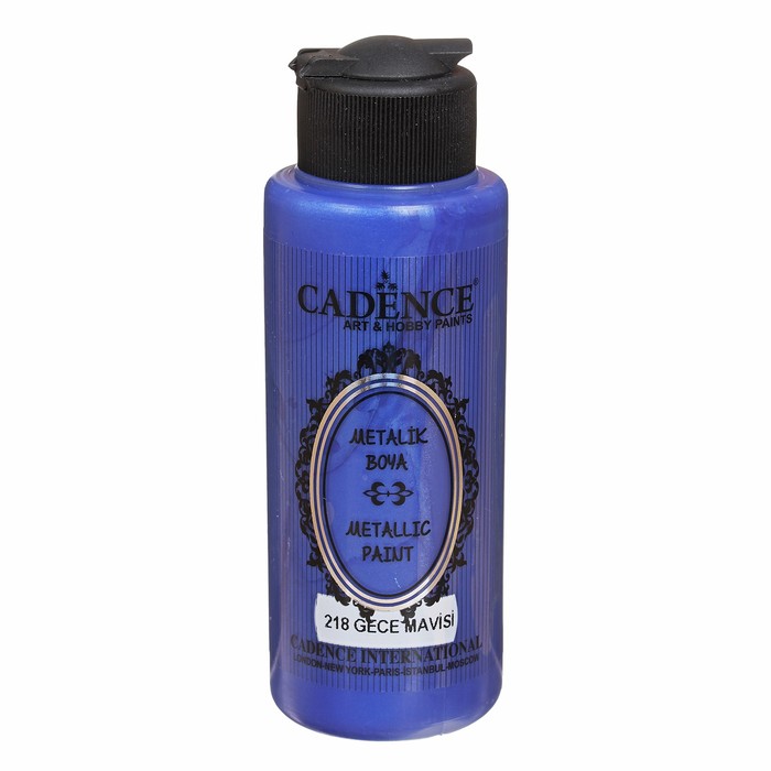 Краска акриловая, металлик, перламутровый блеск, 120 мл, цвет 218