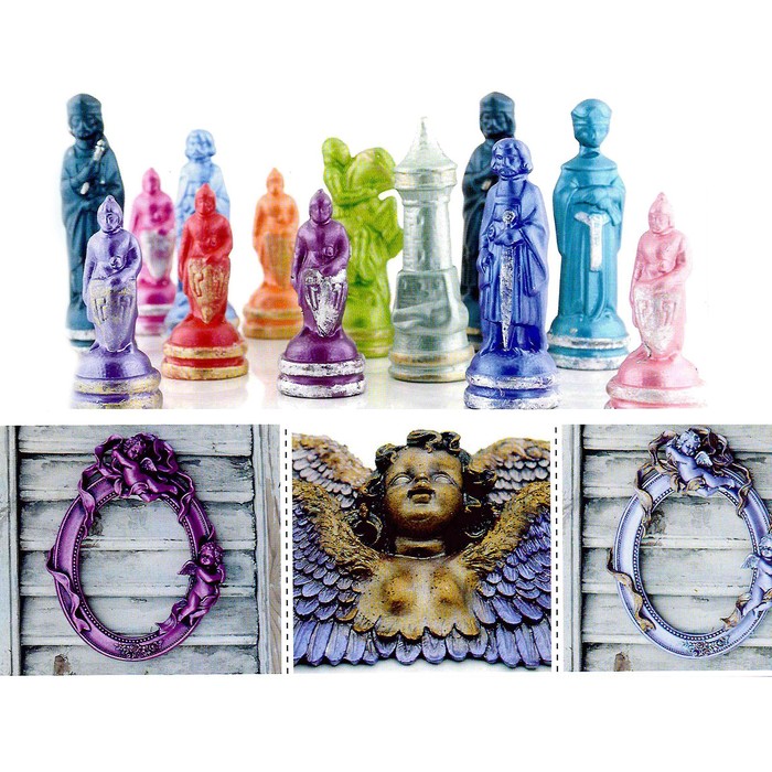 Краска акриловая, металлик, перламутровый блеск, 120 мл, цвет 218