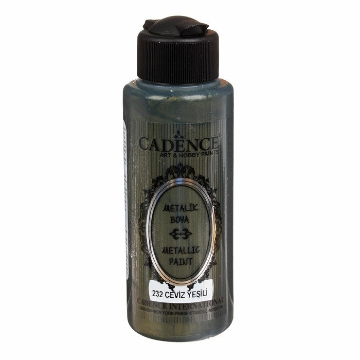 Краска акриловая, металлик, перламутровый блеск, 120 мл, цвет 232