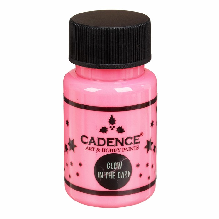 Краска акриловая, светится в темноте, 50 мл, цвет 579