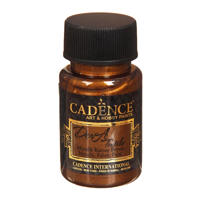 Краска для текстиля, металлик "Dora", 50 мл, цвет 1124