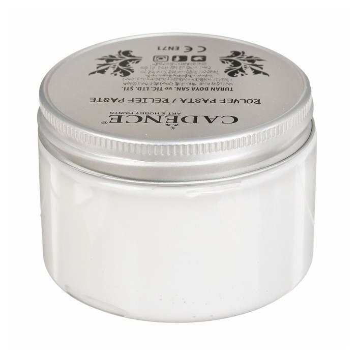 Паста рельефная классическая, 150 мл, цвет белый