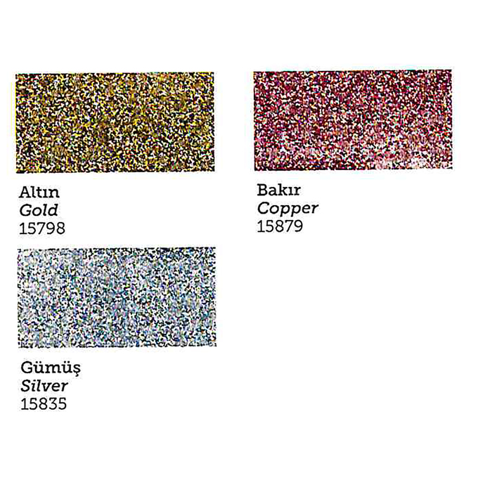 Паста рельефная для ткани с блестками, 150 мл, цвет 15879