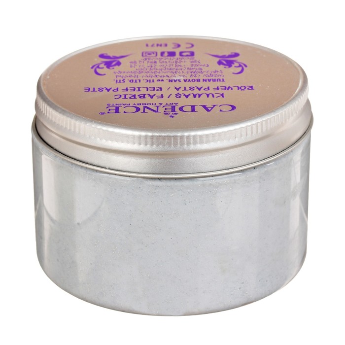 Паста рельефная для ткани с блестками, 150 мл, цвет 15835