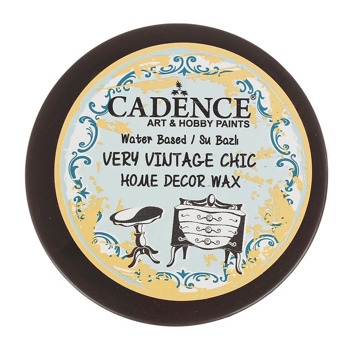 Воск для декора, кремообразная текстура, 50 мл, цвет черный