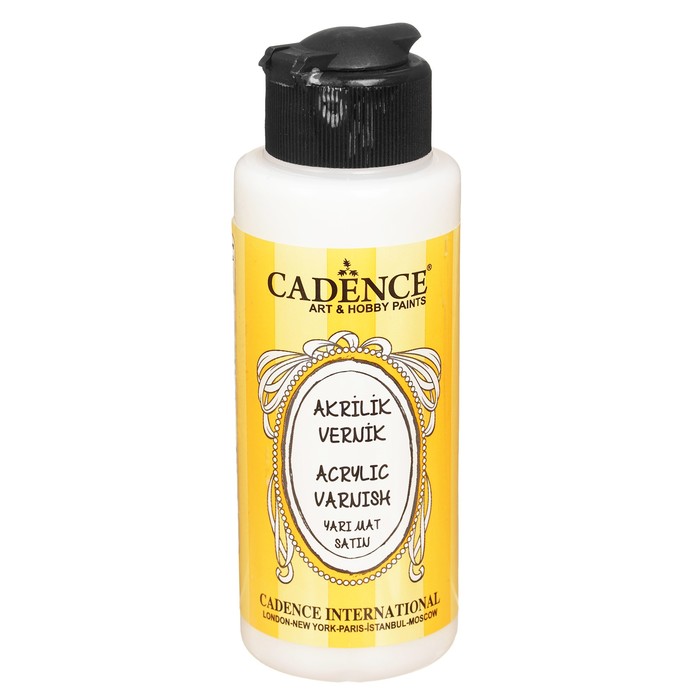 Лак акриловый, полуматовый, 120 мл