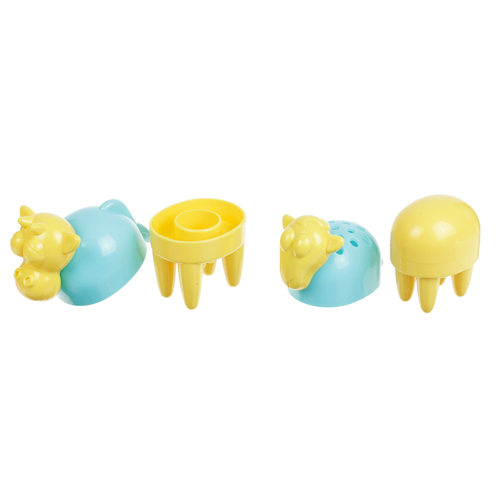 Тесто для лепки 4 цвета по 75 гр "Овечка и корова - прессы", цвета МИКС