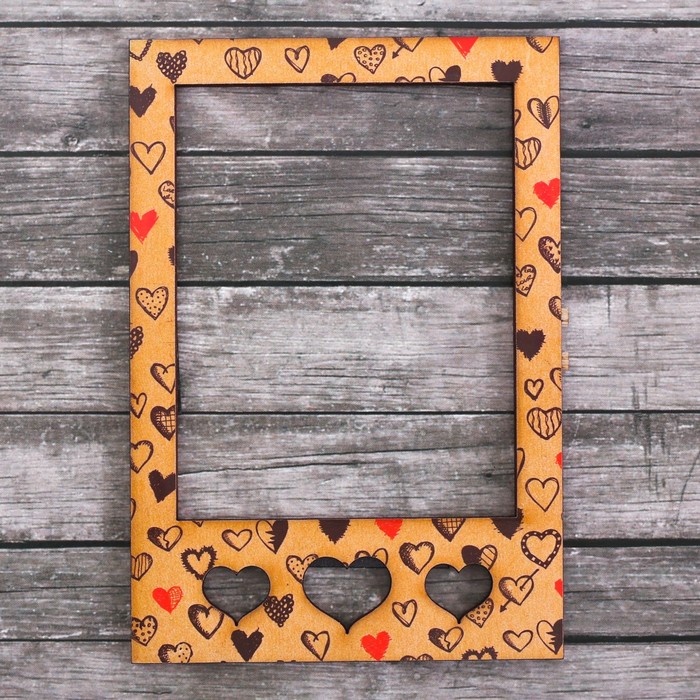 Рамка-магнит "Сердечки"