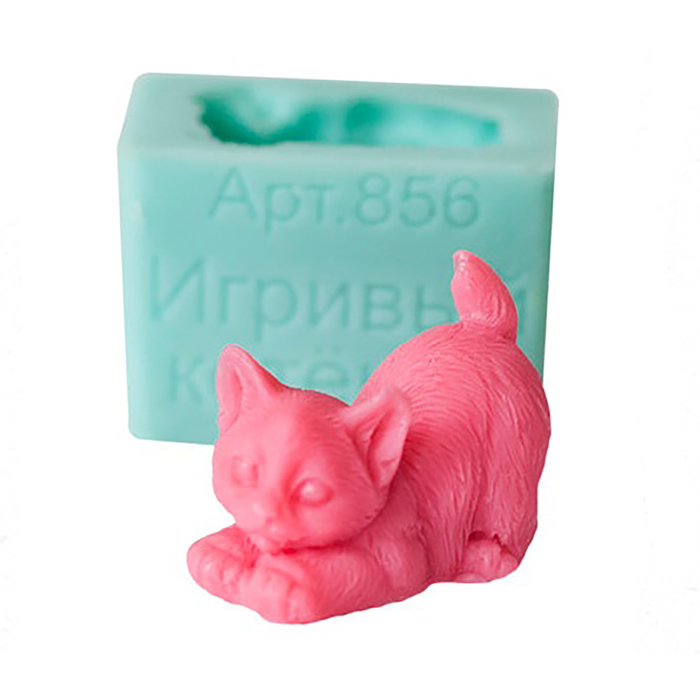 Силиконовая форма мини "Игривый котёнок"