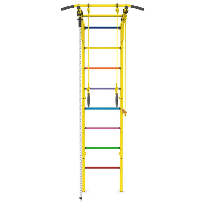 Детский спортивный комплекс "Роки-3ц" с навесным оборудованием, цвет жёлтый