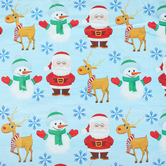 Скатерть ButtenFilm "Новогодняя", 110x120 см, (набор 3 шт)