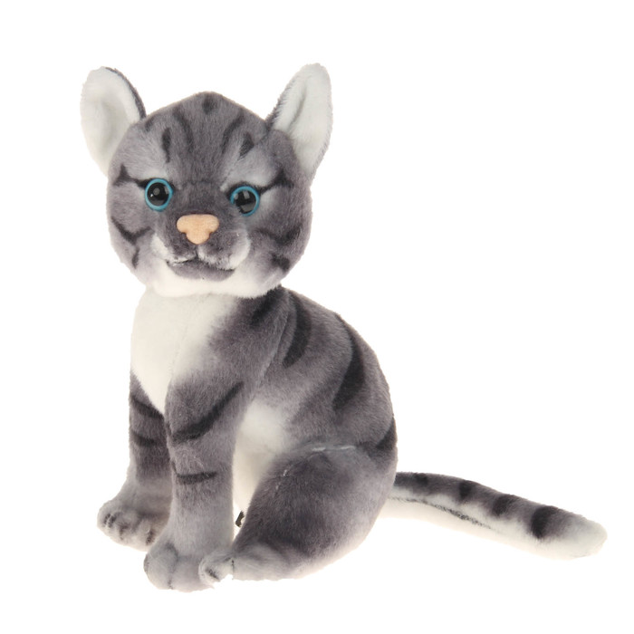 Мягкая игрушка "Котёнок Дымок", 19 см