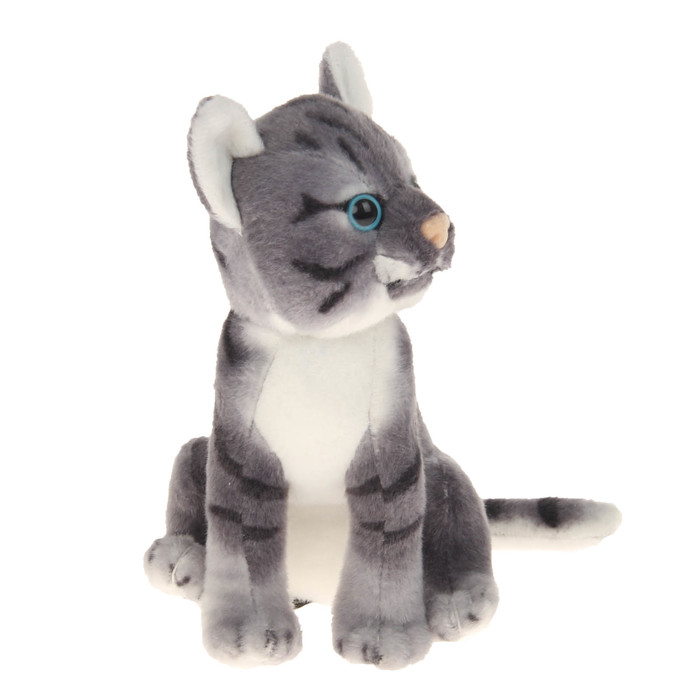 Мягкая игрушка "Котёнок Дымок", 19 см