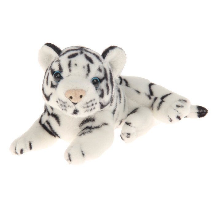 Мягкая игрушка "Тигруша", цвет белый, 18 см