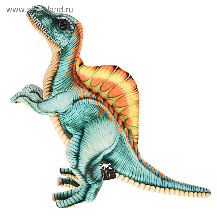 Мягкая игрушка «Динозавр Спинозавр», цвет синий, 38см
