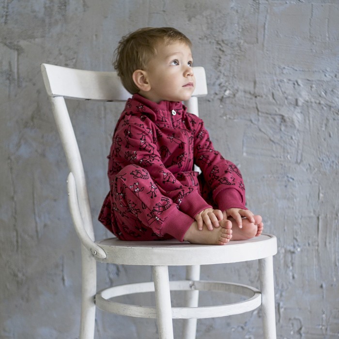 Комбинезон для мальчика, рост 68 см, цвет бордовый 162-140-65