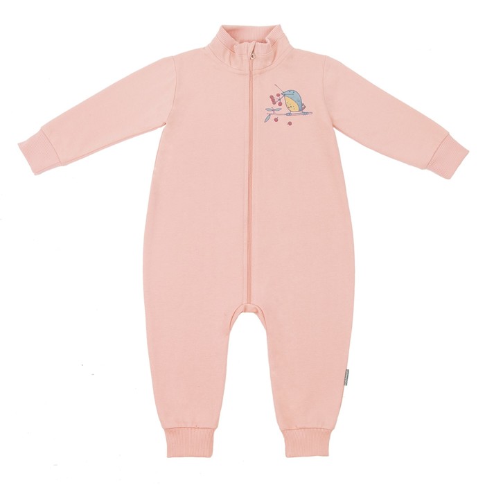 Комбинезон для девочки, рост 92 см, цвет розовый 161-140-04