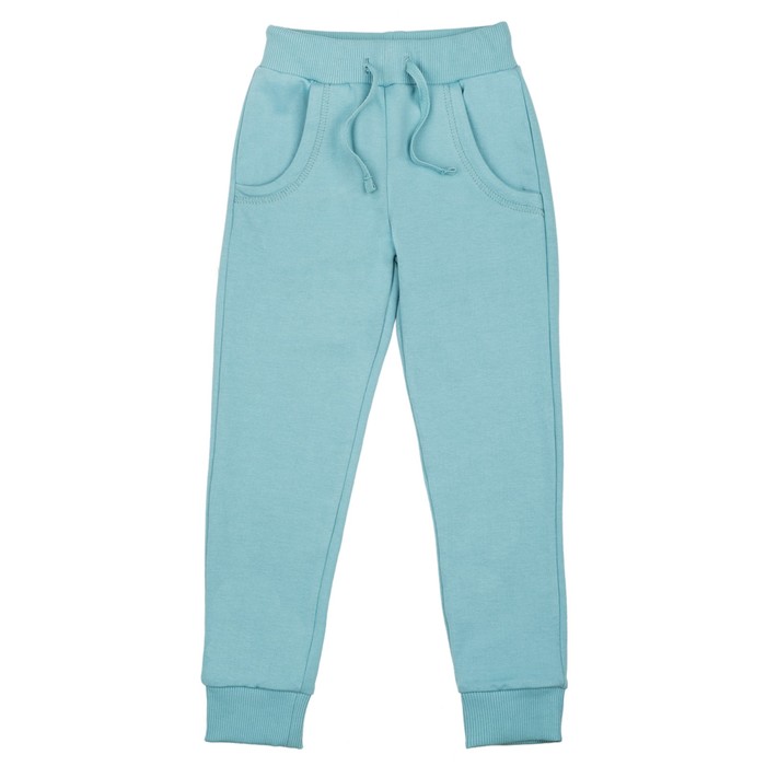 Брюки для девочки, рост 116 см, цвет голубой 161-325-07