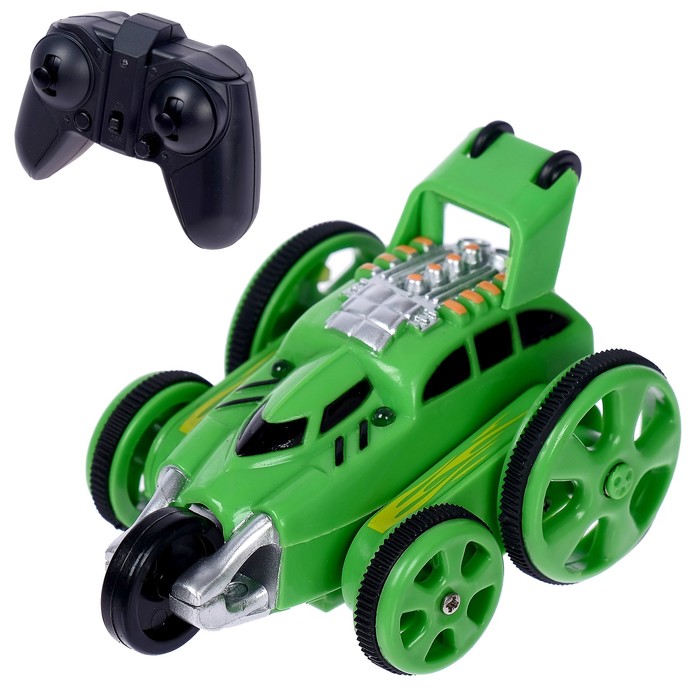 Машина радиоуправляемая "Трюкач", свет, МИКС