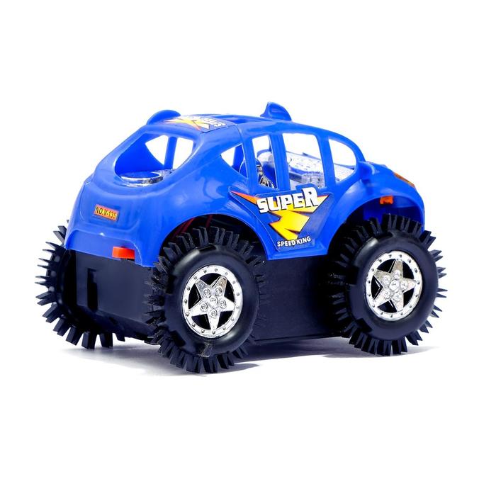 Джип-перевёртыш "Трюкач", работает от батареек, цвета МИКС