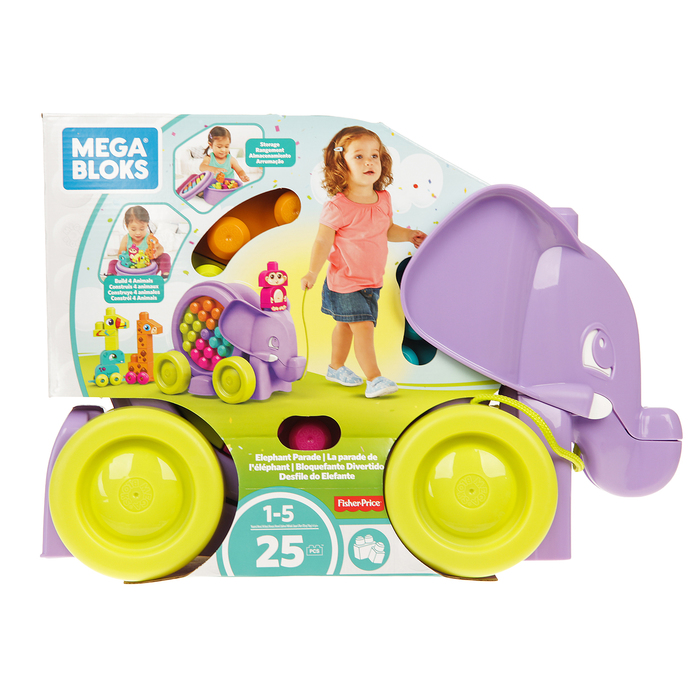 Конструктор "Неуклюжий слон", 25 деталей, МИКС