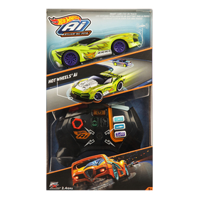 

Радиоуправляемая машинка и пульт Hot Wheels AI - для умной трассы