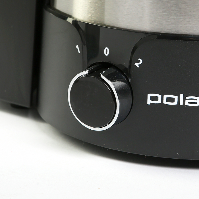 Соковыжималка POLARIS PEA 0833A, 800 Вт, резервуар 0,5 л, 17000 об/мин, серебристый